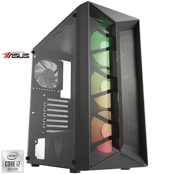 Sistem Desktop PC Gaming Serioux Powered by ASUS cu procesor Intel® Core™ i7-10700F pana la 4.80GHz, 16GB DDR4, 1TB SSD M.2 PCIe, GeForce® GTX 1660 Super™ 6GB GDDR6, No OS Sistem Desktop PC Gaming Serioux Powered by ASUS cu procesor Intel® Core™ i7-10700F pana la 4.80GHz, 16GB DDR4, 1TB SSD M.2 PCIe, GeForce® GTX 1660 Super™ 6GB GDDR6, No OS