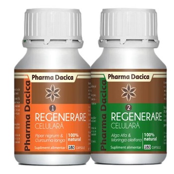 Supliment alimentar sanatate zilnica, regenerare celulara, 2 flacoane x 180 capsule Supliment alimentar sanatate zilnica, regenerare celulara, 2 flacoane x 180 capsule