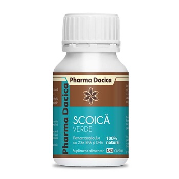 Supliment alimentar pentru articulatii sanatoase, antiinflamator, Pharma Dacica 180 capsule Supliment alimentar pentru articulatii sanatoase, antiinflamator, Pharma Dacica 180 capsule