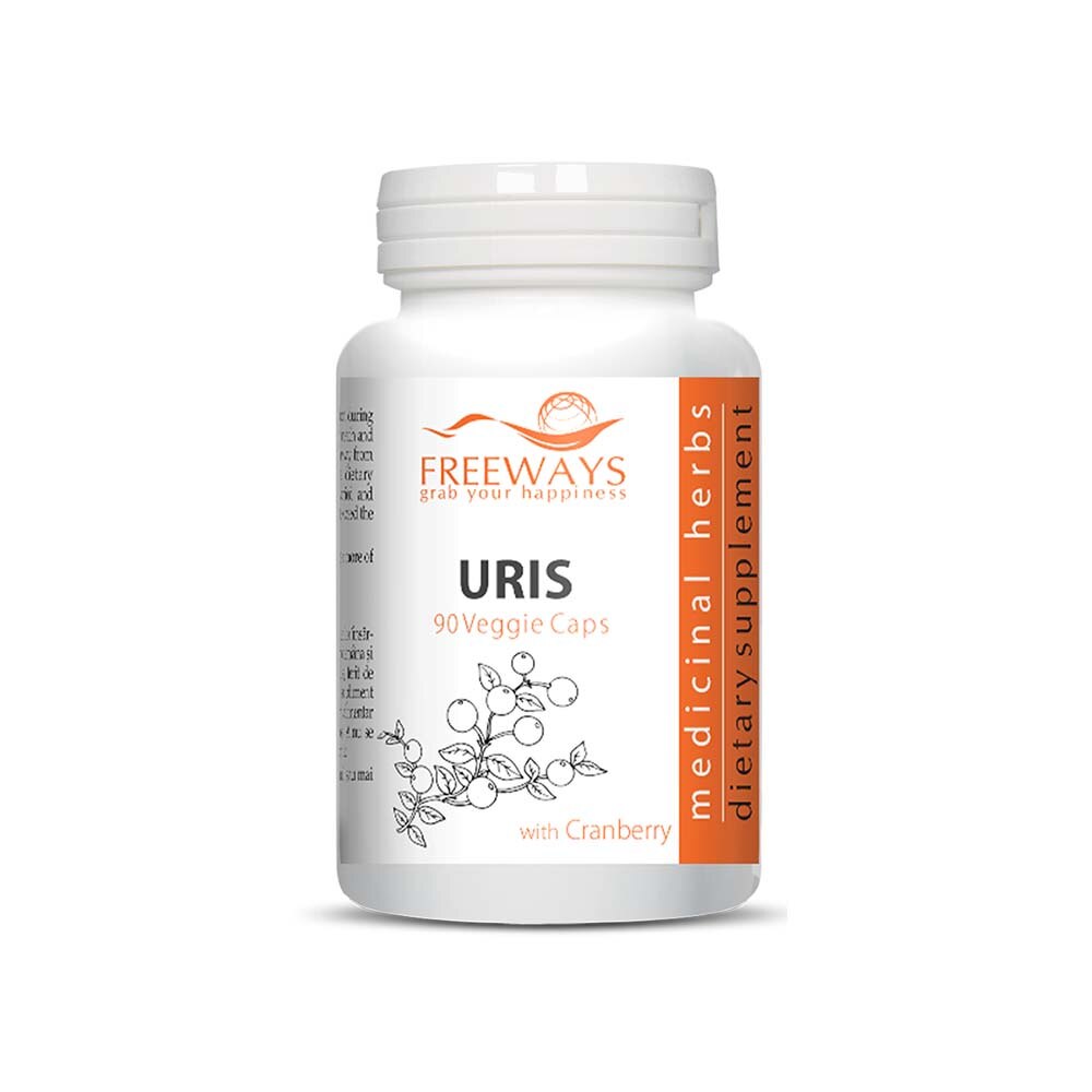 Supliment alimentar pentru imbunatatirea sistemului urinar, 90 capsule