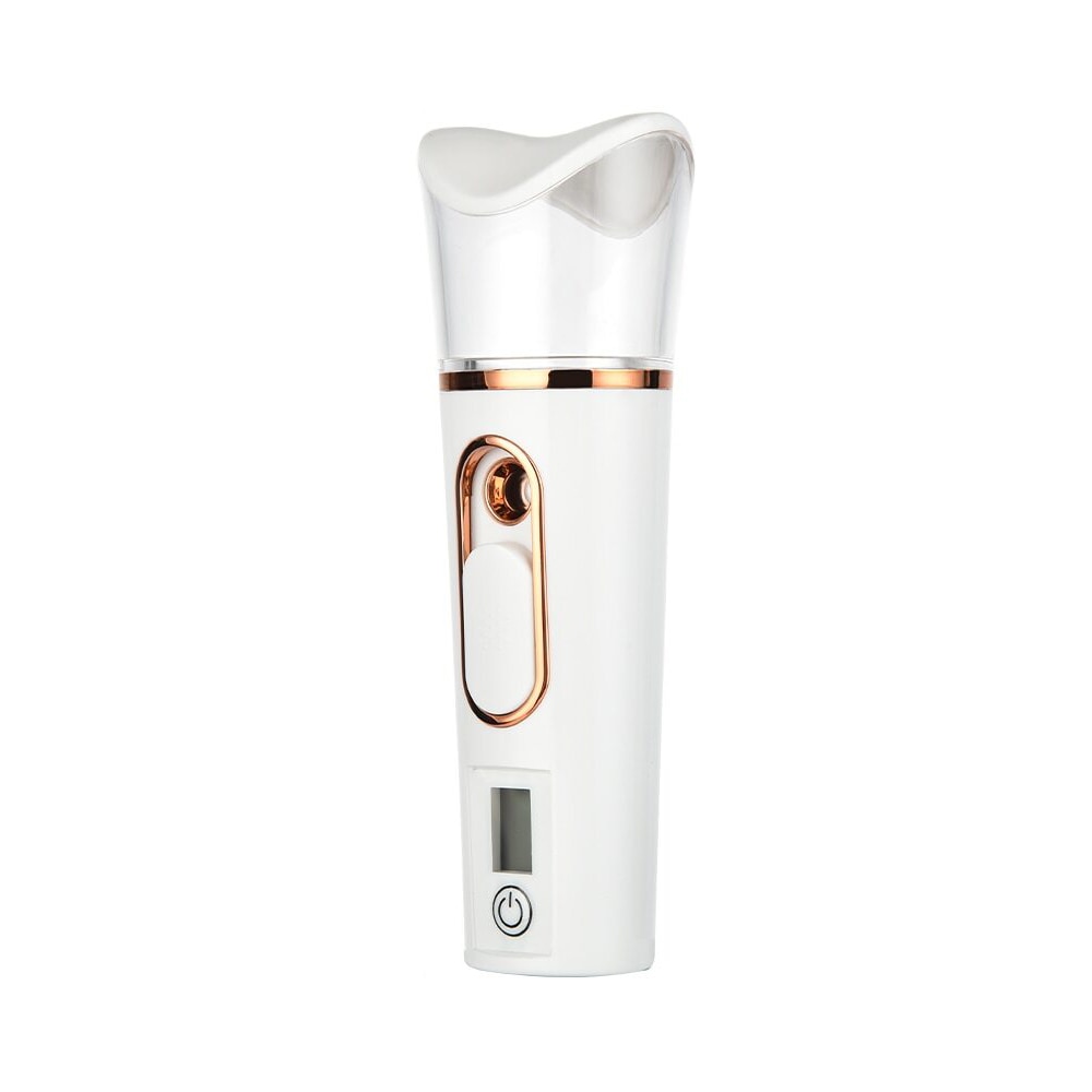 Steamer facial mini portabil cu aburi 35 ml , 3 in 1 , reincarcabil USB , 1200 mA