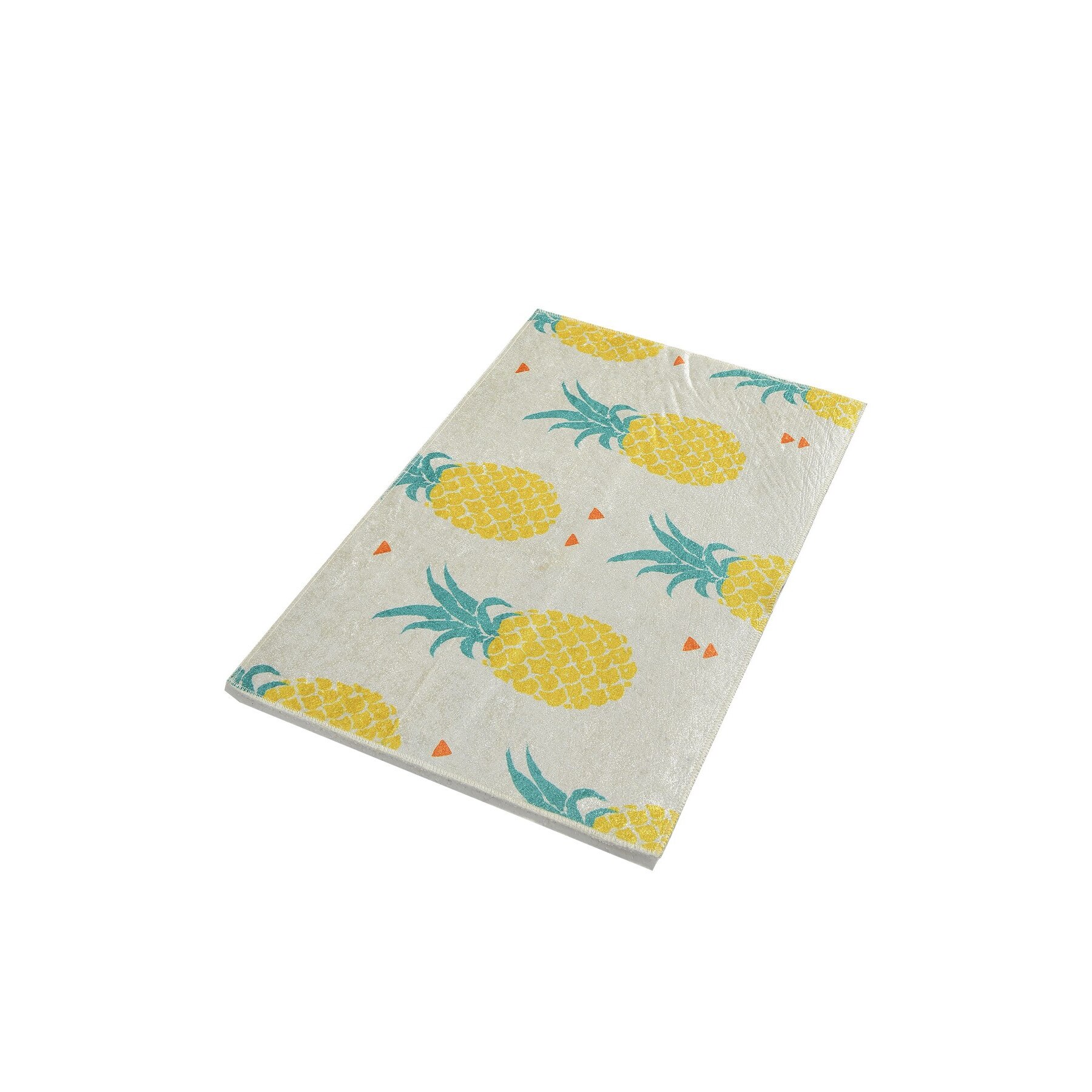 Covoras baie, catifelat 40x60 cm, Chilai Home, Ananas DJT