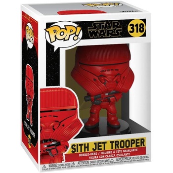 Figurina - Star Wars - Sith Jet Trooper, Rosu, 9.5 cm Figurina - Star Wars - Sith Jet Trooper, Rosu, 9.5 cm