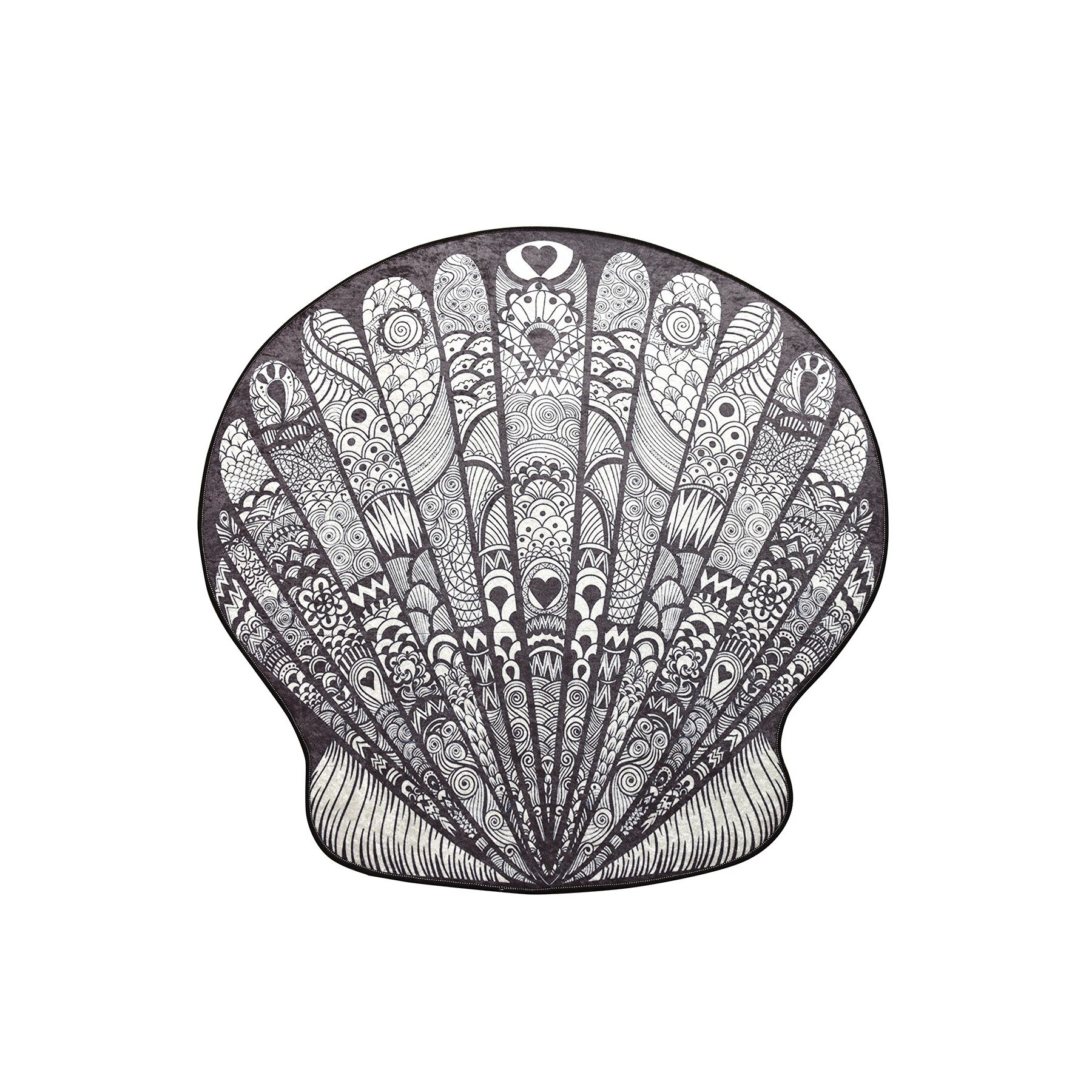 Covoras baie, catifelat diametru 100 cm, Chilai Home, Maris