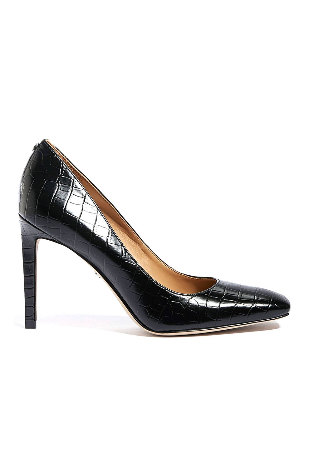 Sam Edelman, Pantofi de piele ecologica cu toc patrat Beth