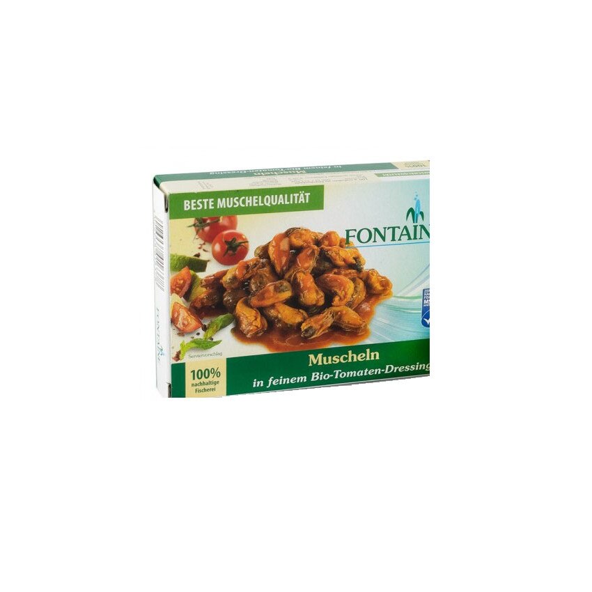 Midii in Dressing de Rosii Bio 110gr Fontain