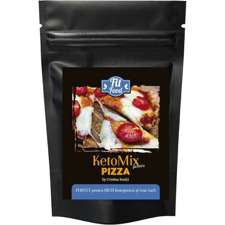KetoMix Low-Carb pentru pizza, fara zahar, Fit Food, 210g