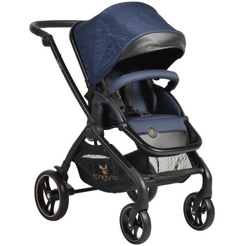 Carucior Cangaroo 2 in 1 Mira Albastru Carucior Cangaroo 2 in 1 Mira Albastru
