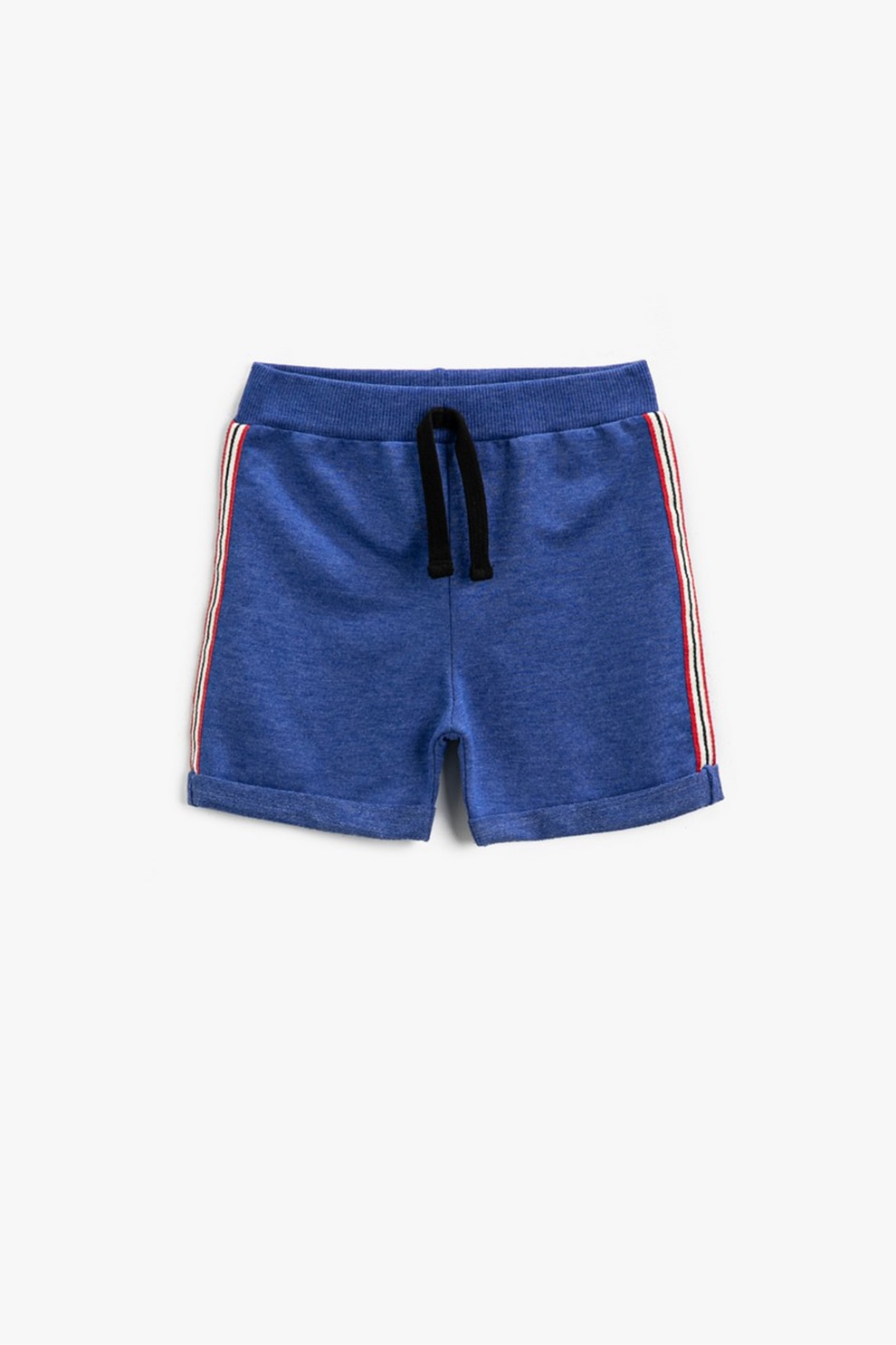 KOTON, Pantaloni scurti cu snur de ajustare si terminatii rulate, Albastru, 68-74 CM