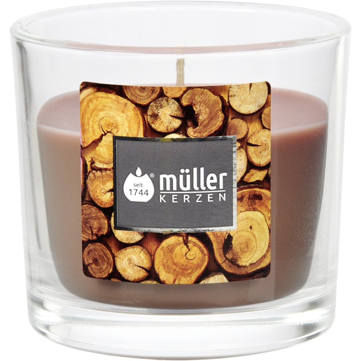 Lumanare parfumata in pahar 65/70mm Lemn de Santal