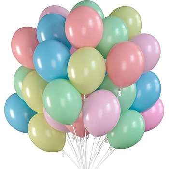 Set 50 baloane , pastel , 25 cm Set 50 baloane , pastel , 25 cm