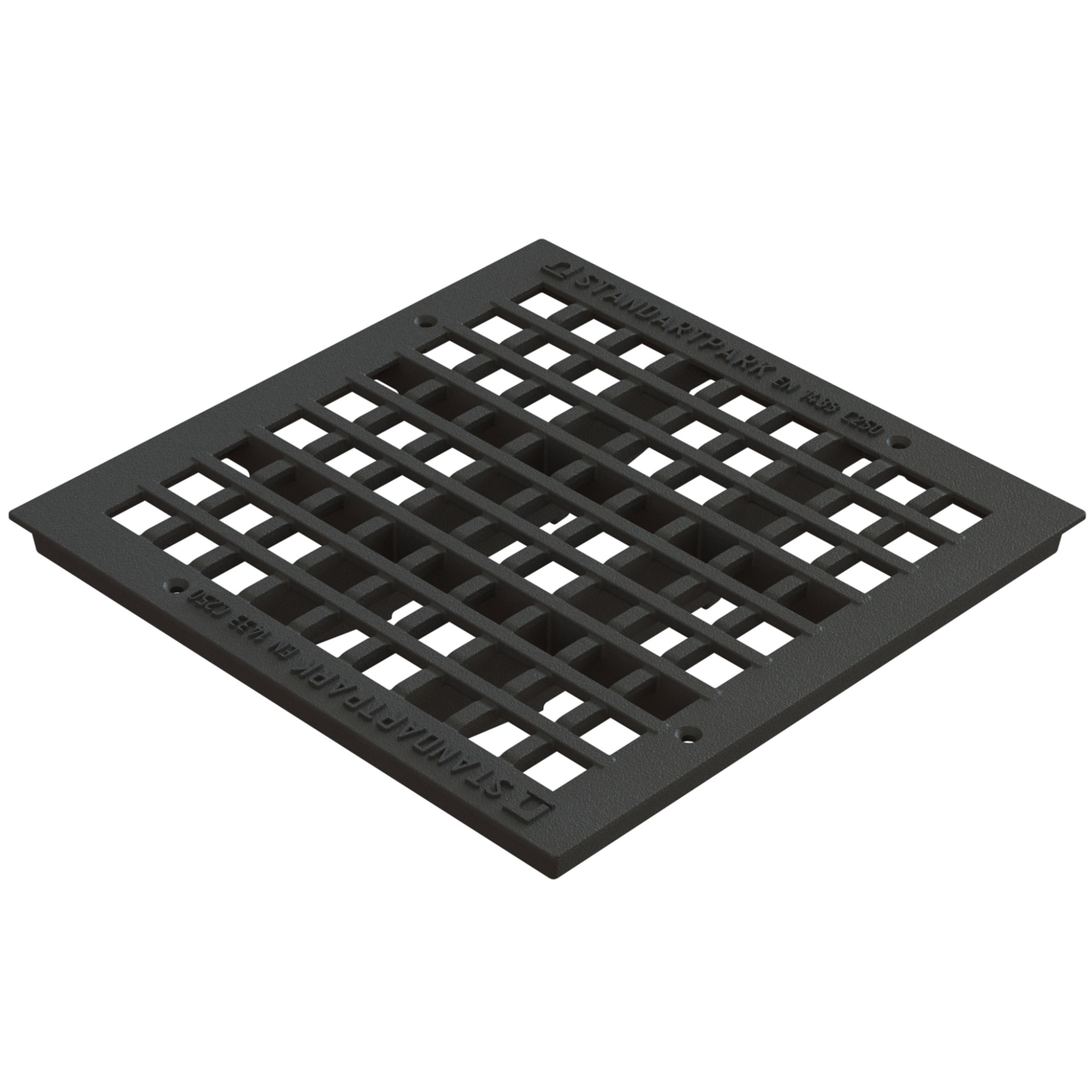 Gratar FONTA tip grila C250, pentru camin patrat 400x400 mm (34403)