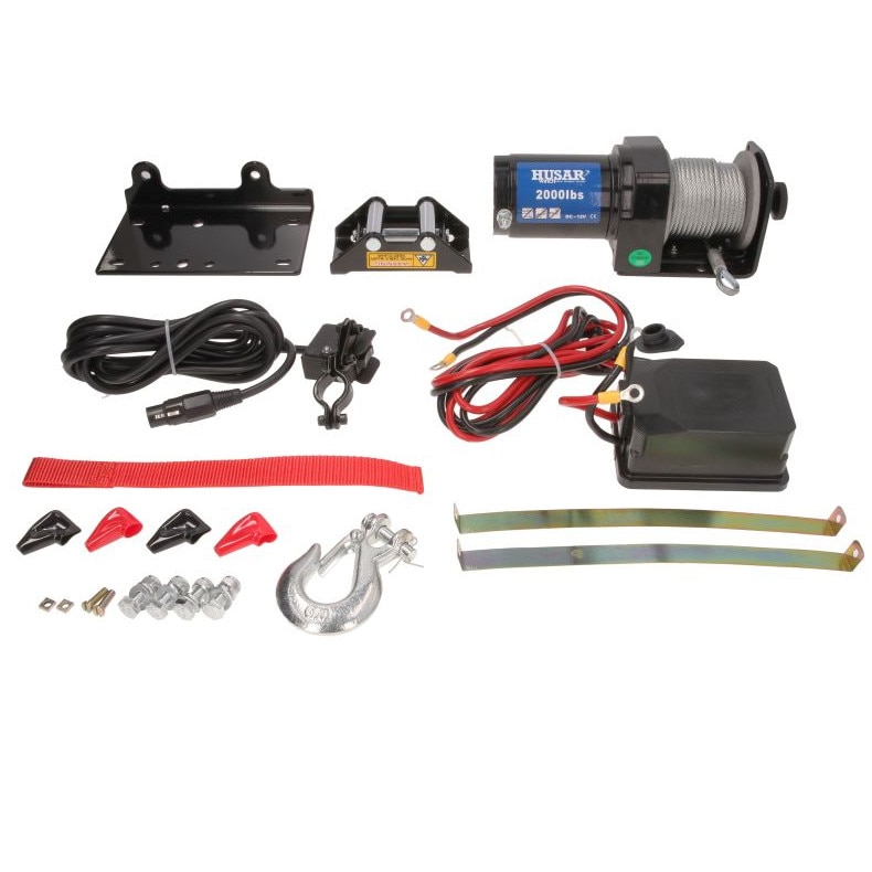 Troliu electric ATV, 2000 lb/907 kg, 15 m, HUSAR