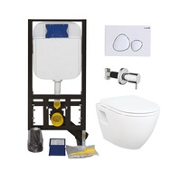 set wc suspendat creavit tp32500cb cu bideu set cadru fixare rezervor ingropat clapeta alb vas wc si capac inchidere lenta imagen 56_0_
0