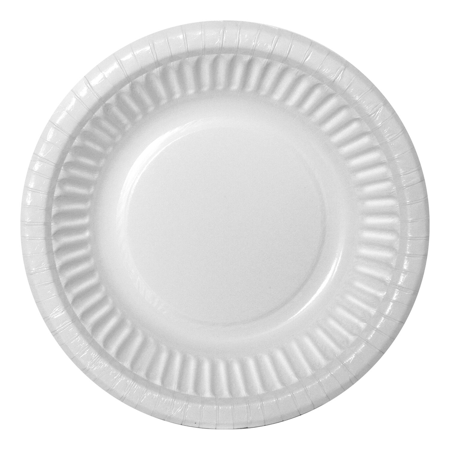 Set 10 boluri albe din carton, 19 cm., capacitate 480 ml - Bioco