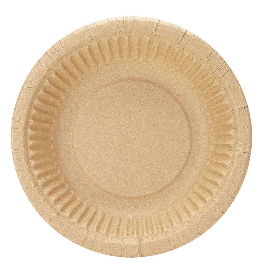 Set 8 boluri din carton Kraft, 19 cm., capacitate 480 ml - Bioco