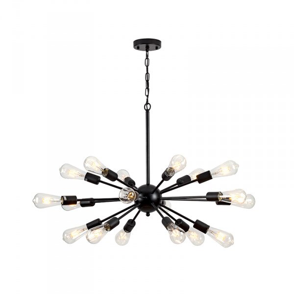 Candelabru Cojom Sfera neagra, 18XE27