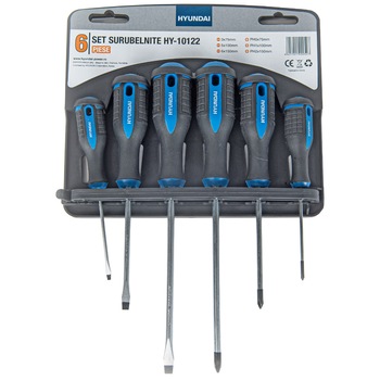 Trusa surubelnite, Hyundai HY-10122, 6 piese Trusa surubelnite, Hyundai HY-10122, 6 piese