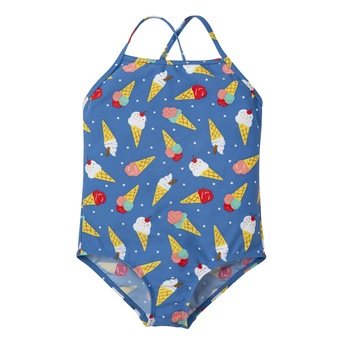 Costum de baie inghetata delicioasa, bumbac organic, multicolor, fete Costum de baie inghetata delicioasa, bumbac organic, multicolor, fete