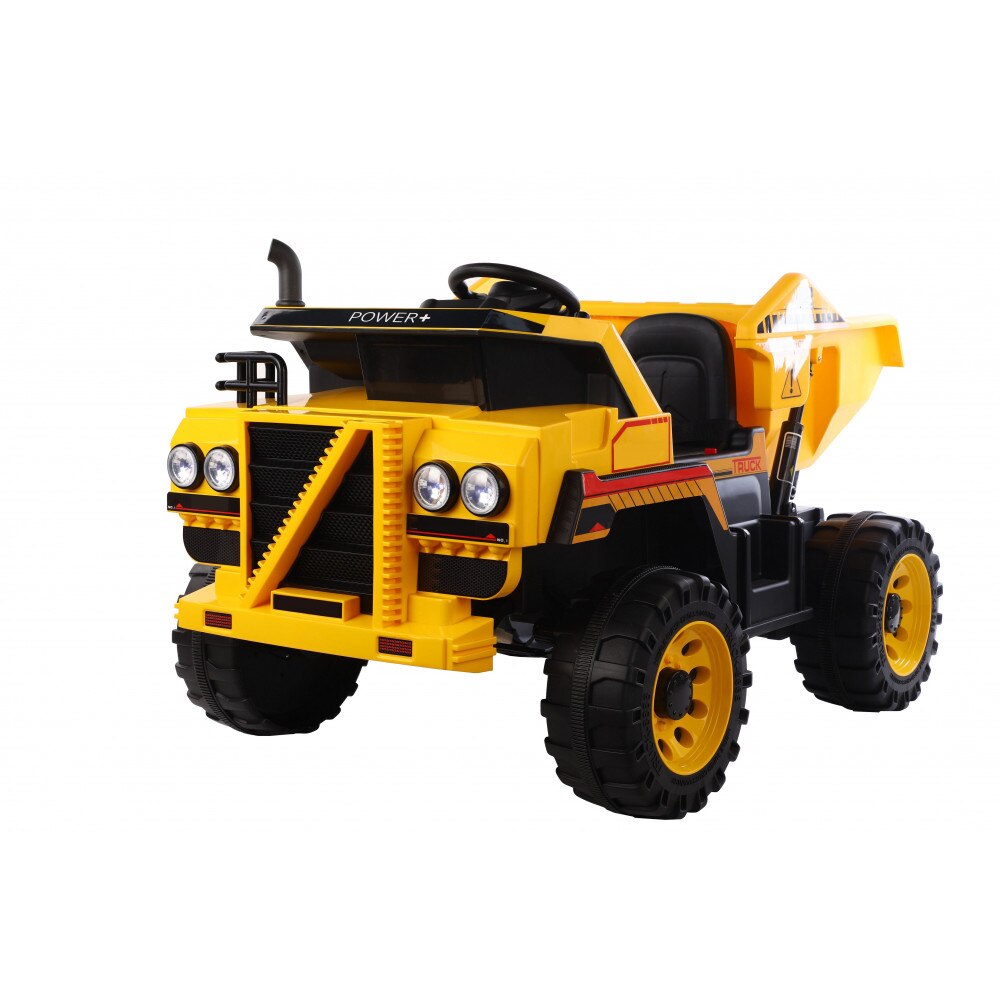 Camion electric 4x4 Nichiduta cu 2 locuri si scaun din piele Dump Truck Yellow