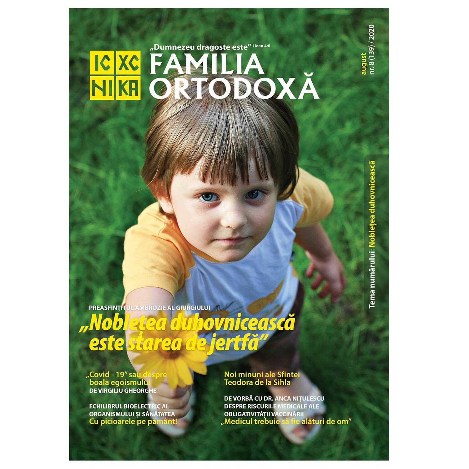 Revista Familia Ortodoxa august 2020