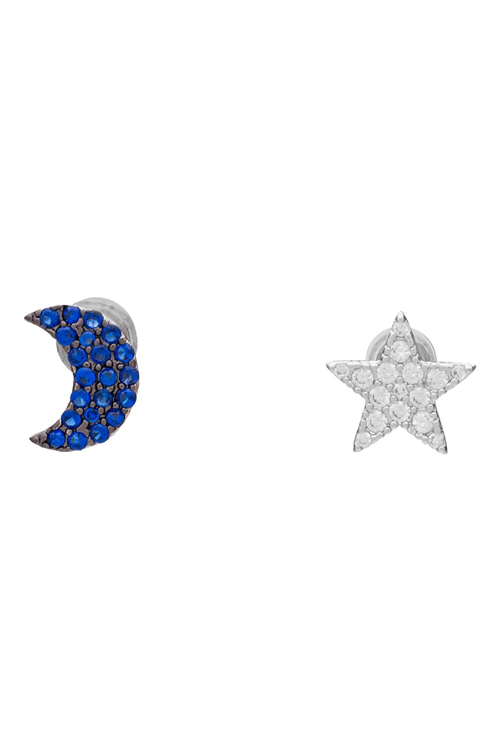 U.S. Polo Assn., Cercei cu tija si zirconia, Argintiu