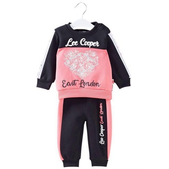 Trening Fete Lee Cooper model LC11294, negru/roz, 12 ani Trening Fete Lee Cooper model LC11294, negru/roz, 12 ani