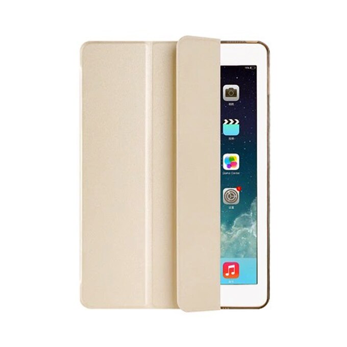 Husa Flip Magnetica pentru Pro 9,7 inch, iPad 5, iPad 6 2017 - 2018, Gold