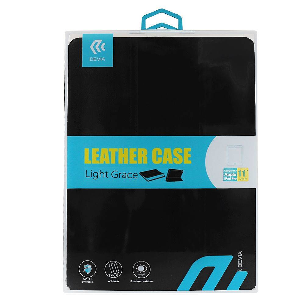 Husa Devia Light Grace Case compatibila cu iPad Pro 11 inch, Negru
