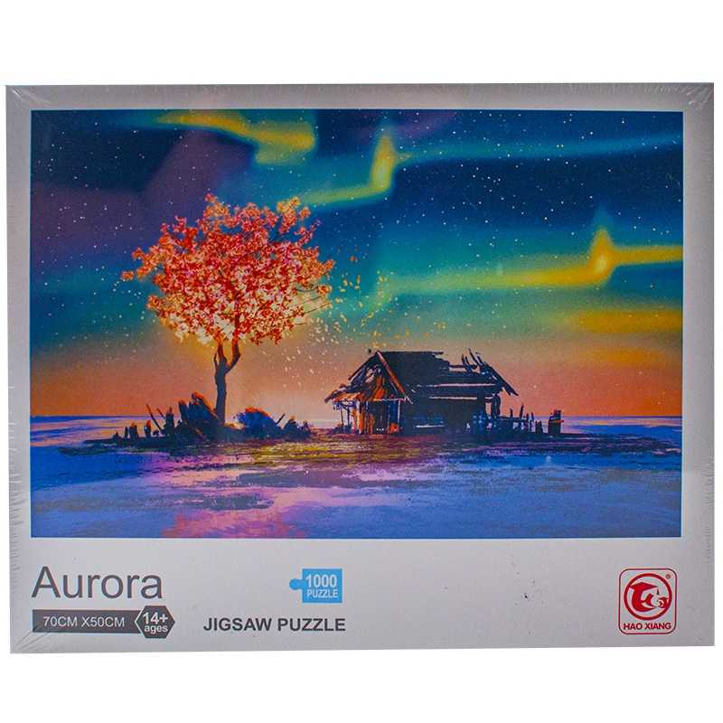 Puzzle carton Aurora , 70x50 cm , 1000 piese , Multicolor , 14 ani +
