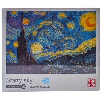 Puzzle, 1000 piese, pentru copii, tematica, noapte instelata, 7toys Puzzle, 1000 piese, pentru copii, tematica, noapte instelata, 7toys