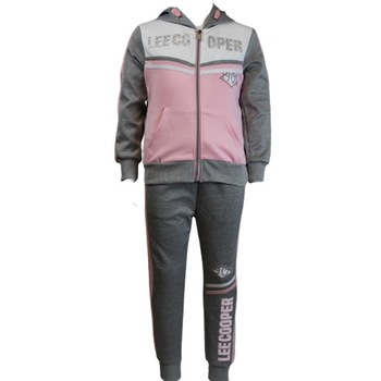 Trening Fete Lee Cooper model LC11551, Roz/Gri, 8 ani Trening Fete Lee Cooper model LC11551, Roz/Gri, 8 ani