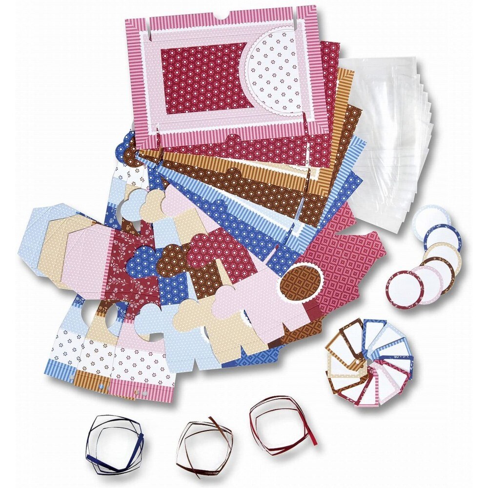 Set creativ cutii pentru cadou, 9 bucati Folia