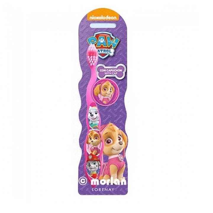 Periuta de dinti cu capac, Paw Patrol, Fetite, Roz
