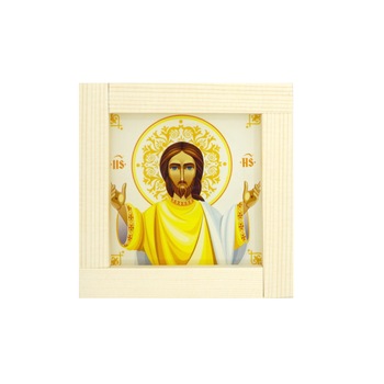 Icoana luminoasa Iisus Hristos, Regalo, auriu 12 cm Icoana luminoasa Iisus Hristos, Regalo, auriu 12 cm