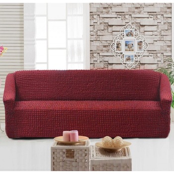 Husa elastica din material creponat, pentru canapea 3 locuri, 180/230 x 90/110 x 50/80 cm, Bordo Husa elastica din material creponat, pentru canapea 3 locuri, 180/230 x 90/110 x 50/80 cm, Bordo