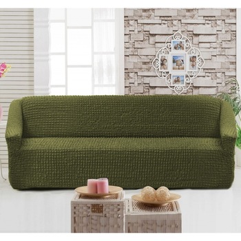 Husa elastica din material creponat, pentru canapea 3 locuri, 180/230 x 90/110 x 50/80 cm, Verde Husa elastica din material creponat, pentru canapea 3 locuri, 180/230 x 90/110 x 50/80 cm, Verde