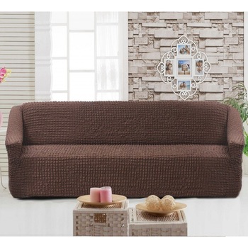 Husa elastica din material creponat, pentru canapea 3 locuri, 180/230 x 90/110 x 50/80 cm, Maro Inchis Husa elastica din material creponat, pentru canapea 3 locuri, 180/230 x 90/110 x 50/80 cm, Maro Inchis