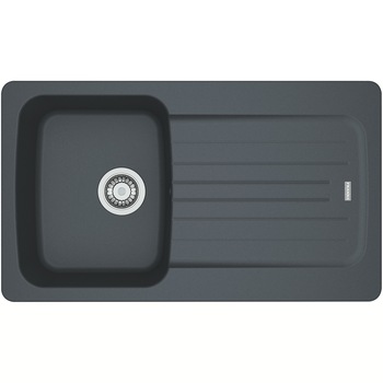 Chiuveta Franke AVD 611, Tectonite, 860x500mm, adancime Cuva 200mm, Negru Chiuveta Franke AVD 611, Tectonite, 860x500mm, adancime Cuva 200mm, Negru