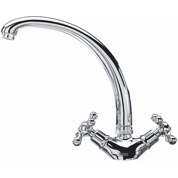 Baterie retro Franke Ambra Crom, pipa pivotanta 360 grade, cartus ceramic Baterie retro Franke Ambra Crom, pipa pivotanta 360 grade, cartus ceramic