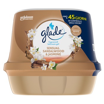 Odorizant gel baie Glade Bali&Sandalwood, 180g Odorizant gel baie Glade Bali&Sandalwood, 180g