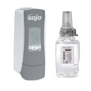Pachet Sapun spuma Gojo ADX-12 8848, antimicrobial, 1250ml si Dispenser GOJO ADX-12 8884, 1250 ml, culoare alb/gri Pachet Sapun spuma Gojo ADX-12 8848, antimicrobial, 1250ml si Dispenser GOJO ADX-12 8884, 1250 ml, culoare alb/gri