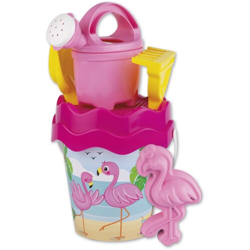 Set jucarii nisip Androni - Flamingo, 6 accesorii