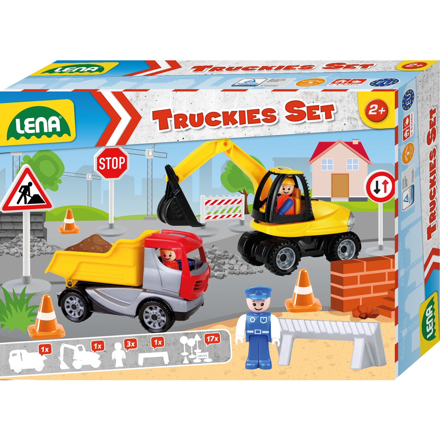 Set de joaca Lena Truckies - Pe santier