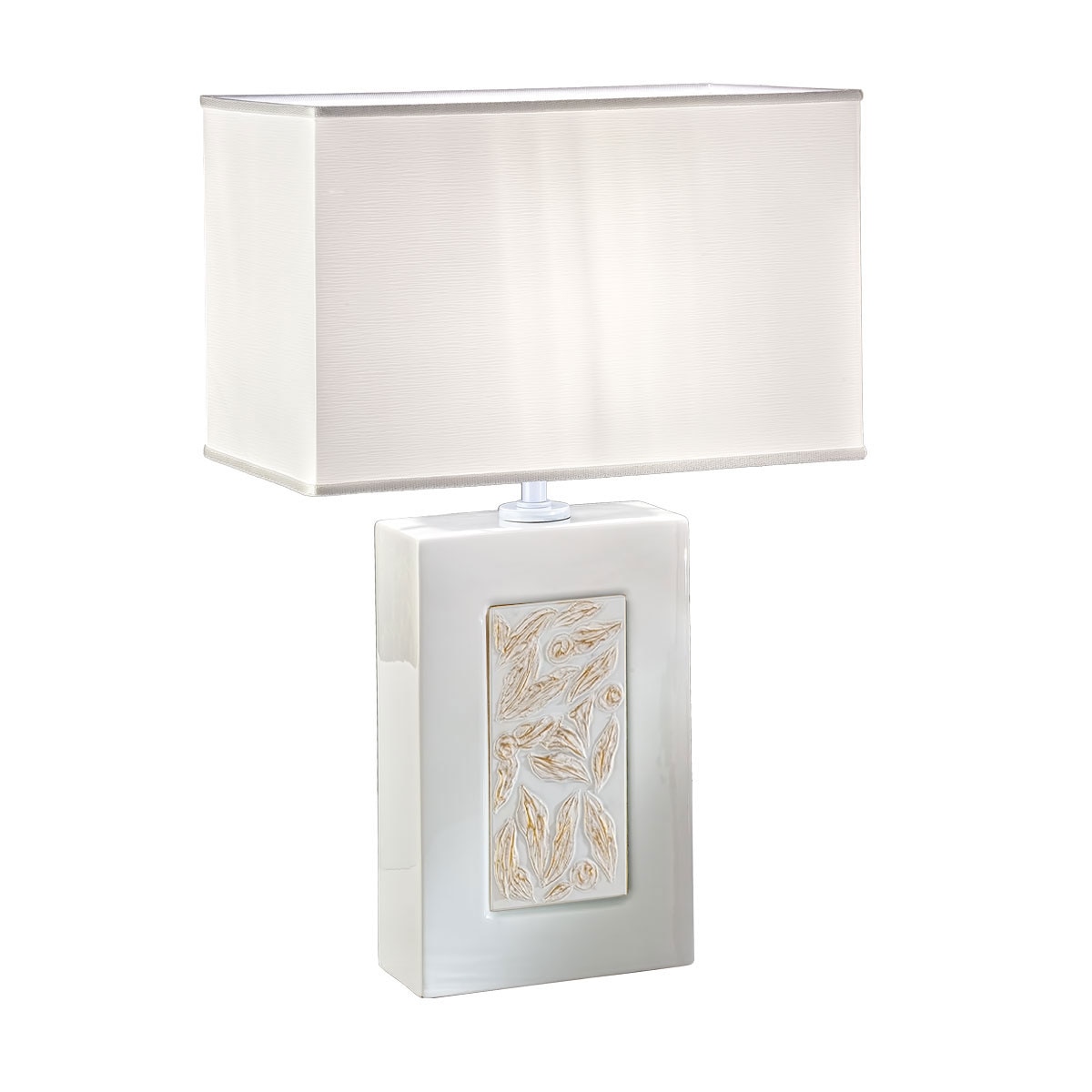 Veioza Kolarz SABRINA, design Libertà Alb/Antichizat, H= 52cm