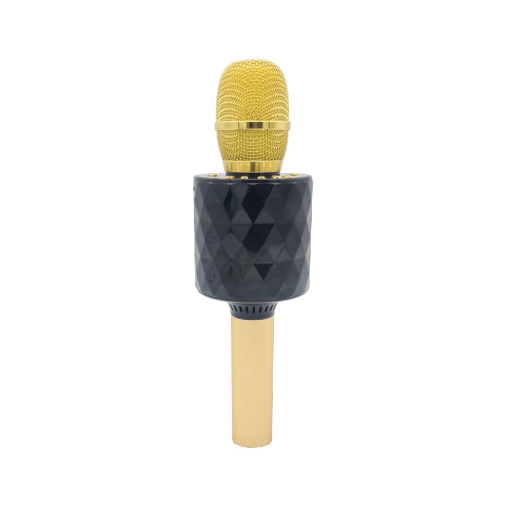 Microfon Karaoke Wireless Cu Bluetooth Soundvox M Cu Boxa Inclusa Si Joc De Lumini Auriu