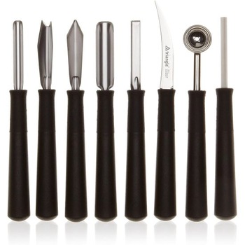 Set cutite pentru Decor Triangle 8 piese Sculptata Fructe Si Legume Set cutite pentru Decor Triangle 8 piese Sculptata Fructe Si Legume