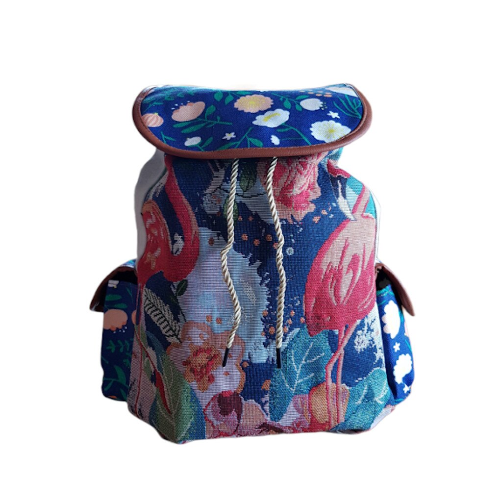 Rucsac pentru dama, multicolor, 31x35x12 cm