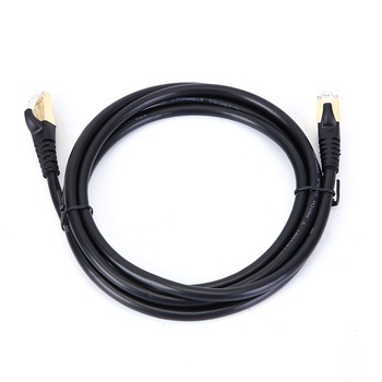 Cablu retea CAT.8 S / FTP UTP, Negru 1m Cablu retea CAT.8 S / FTP UTP, Negru 1m
