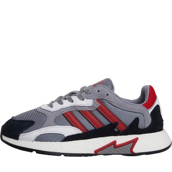 Pantofi sport adidas Originals Tresc Run Boost, Gri/Rosu Pantofi sport adidas Originals Tresc Run Boost, Gri/Rosu